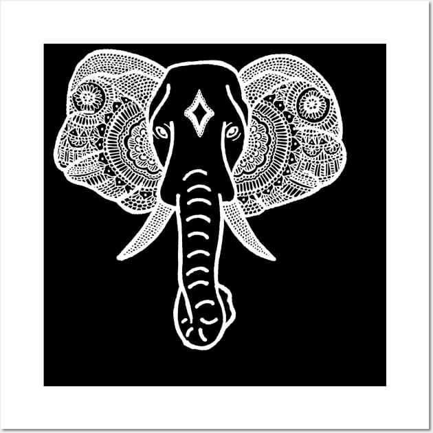 Elephant (Design on Front) Wall Art by Major Art Design